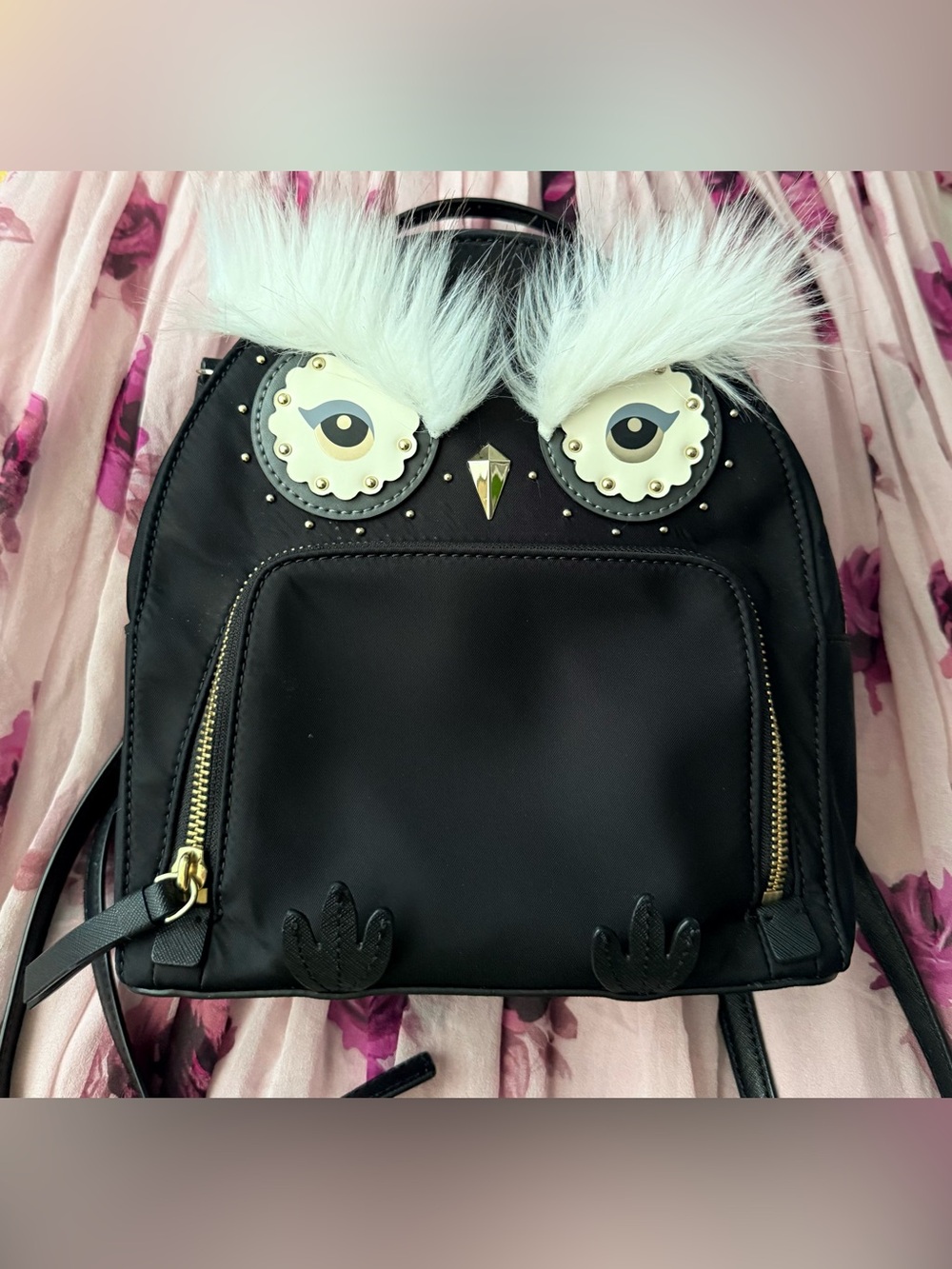 Kate Spade Star Bright Owl Tomi Nylon Mini Backpack